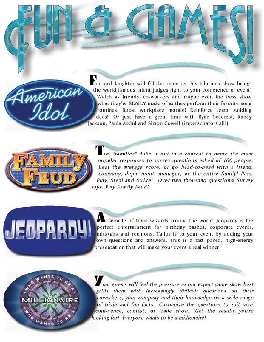 Game shows team building game shows game shows la game shows for corporate events